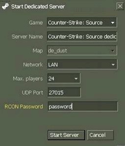 Как сделать сервер CS?